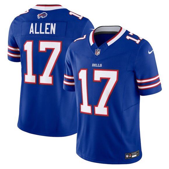 Mens YouthsKids 17 Josh Allen Vapor Jersey Royal Stitched
